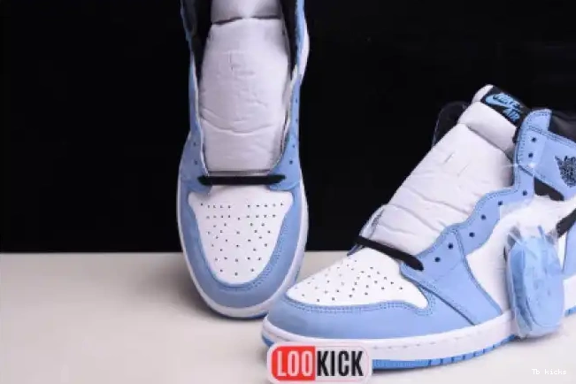 Reps TBK HIGH WHITE 555088-134 BLUE UNIVERSITY BLACK 1 AIR JORDAN RETRO 0416